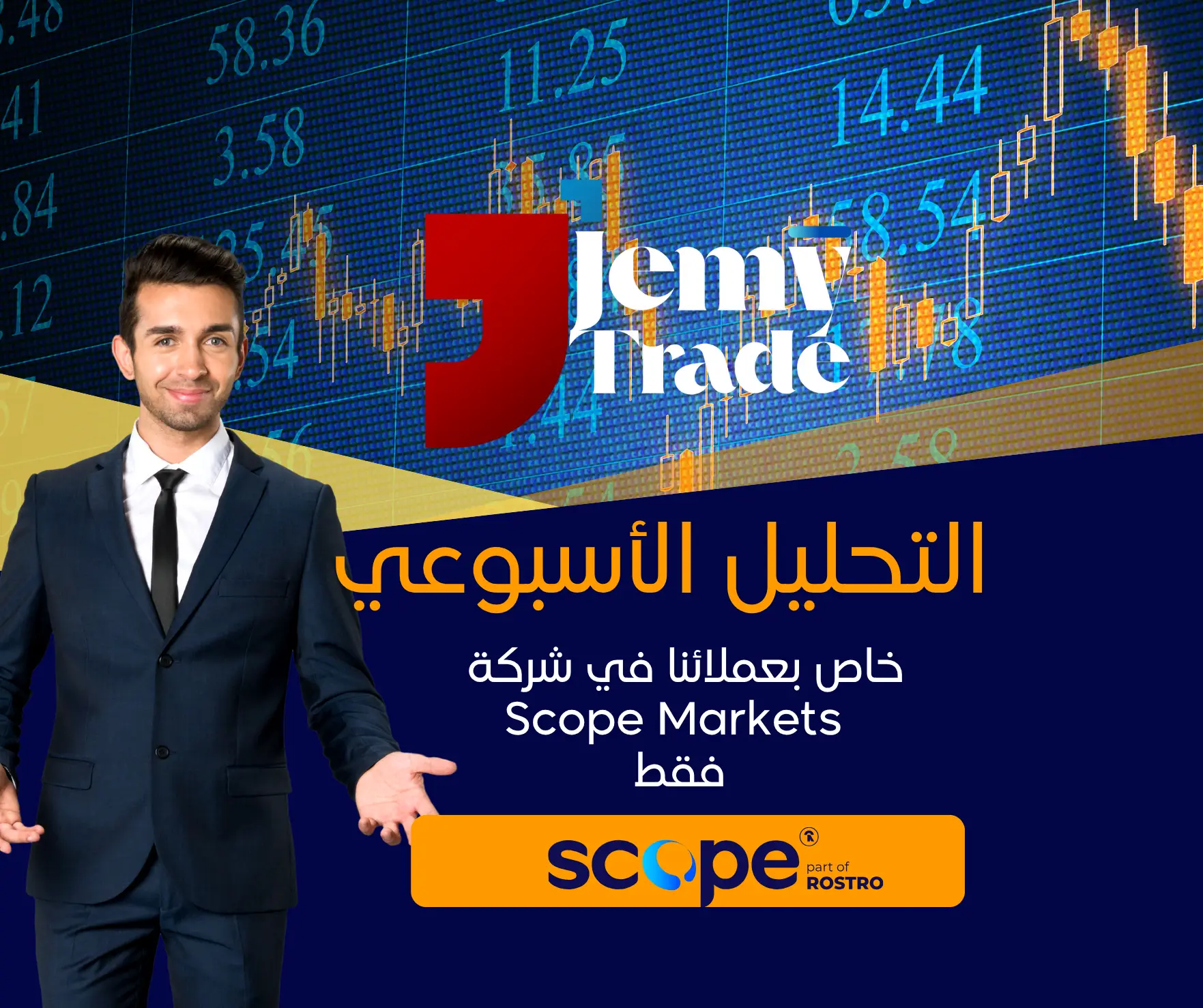 فيديو تحليل السوق الأسبوعي خاص بعملائنا في شركة  Scope Markets